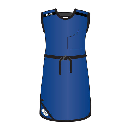 Grab ’n Go Tie Apron, Female, Lightweight Lead, Navy Blue, Small