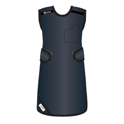 Grab ’n Go 4-Point Quick Drop Apron, Female, Standard Lead, Black, Large