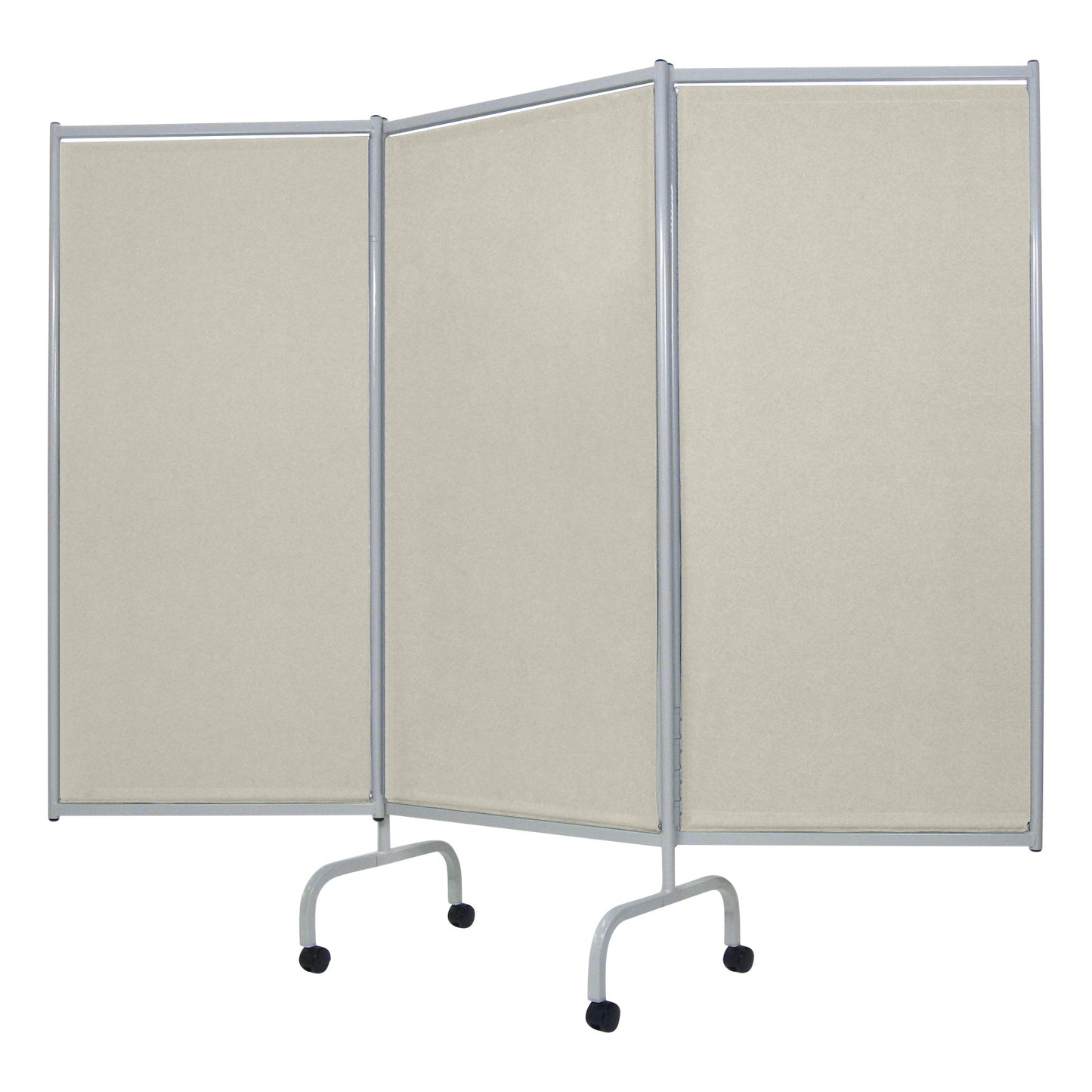 Privess Elite Three-Panel Privacy Screen, 84"W x 70"H (Extended), Dune