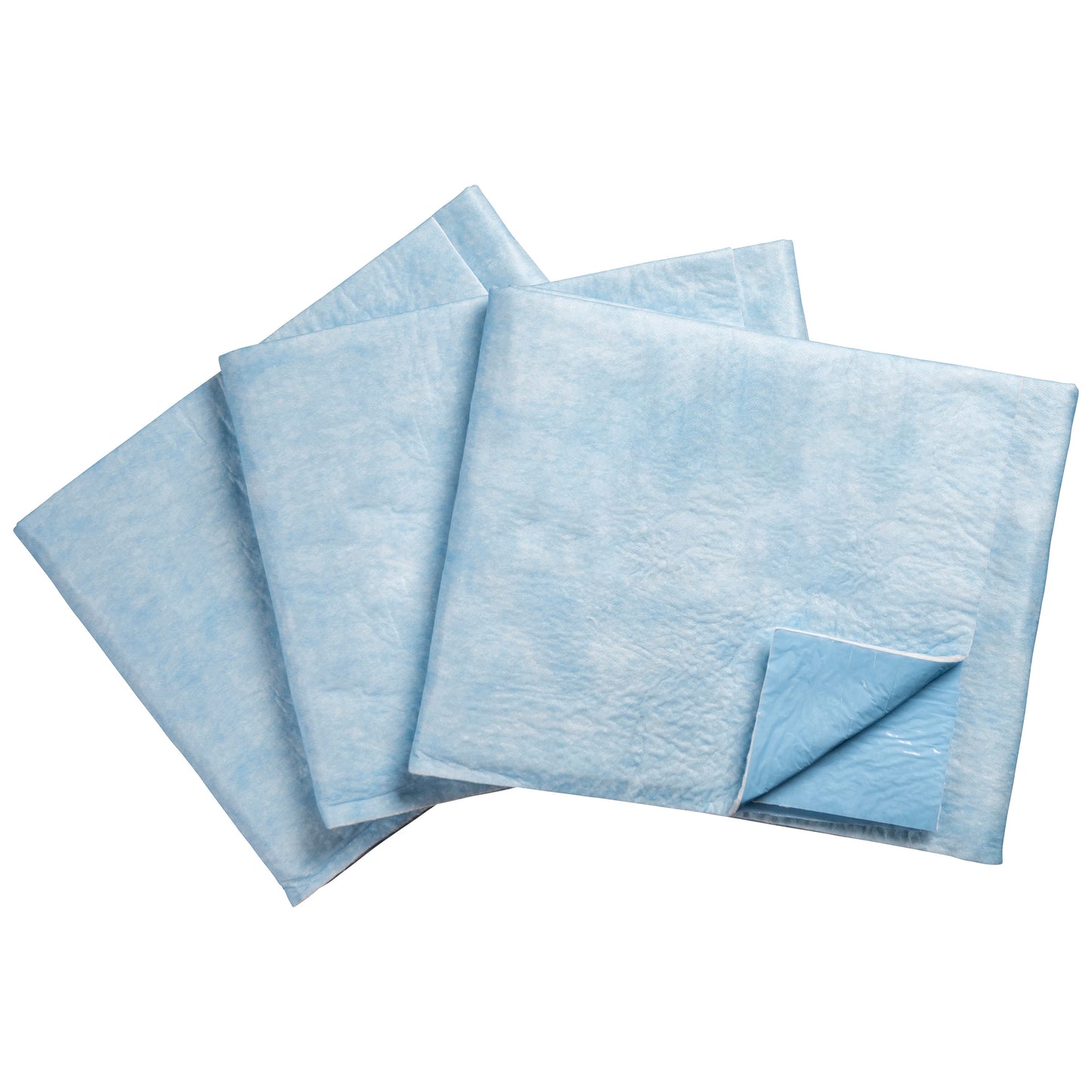 Blue Absorbent Mat for Heavy Spillage, 70"W x 28"L, 10.6 Liters, 42 Box/Pallet (8/Box)