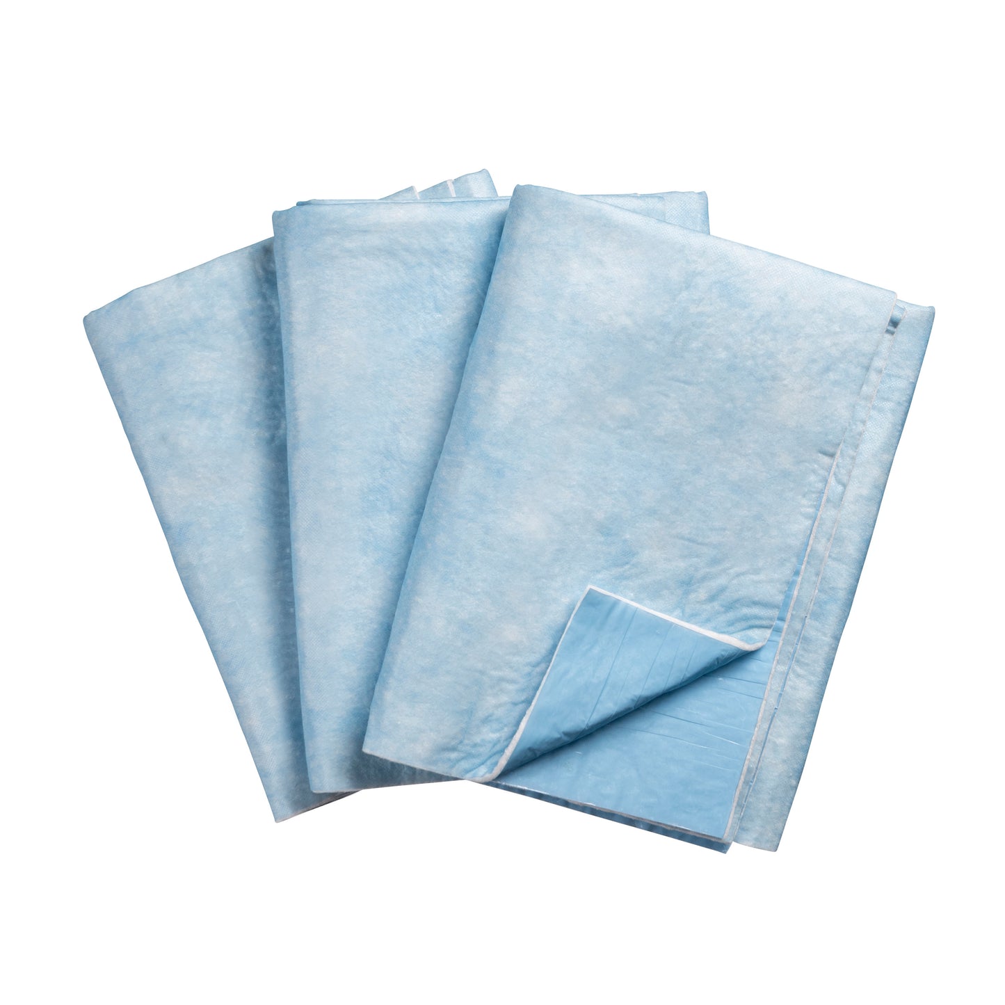 Blue Absorbent Mat for Heavy Spillage, 40"W x 28"L, 6.2 Liters, 42 Box/Pallet (12/Box)