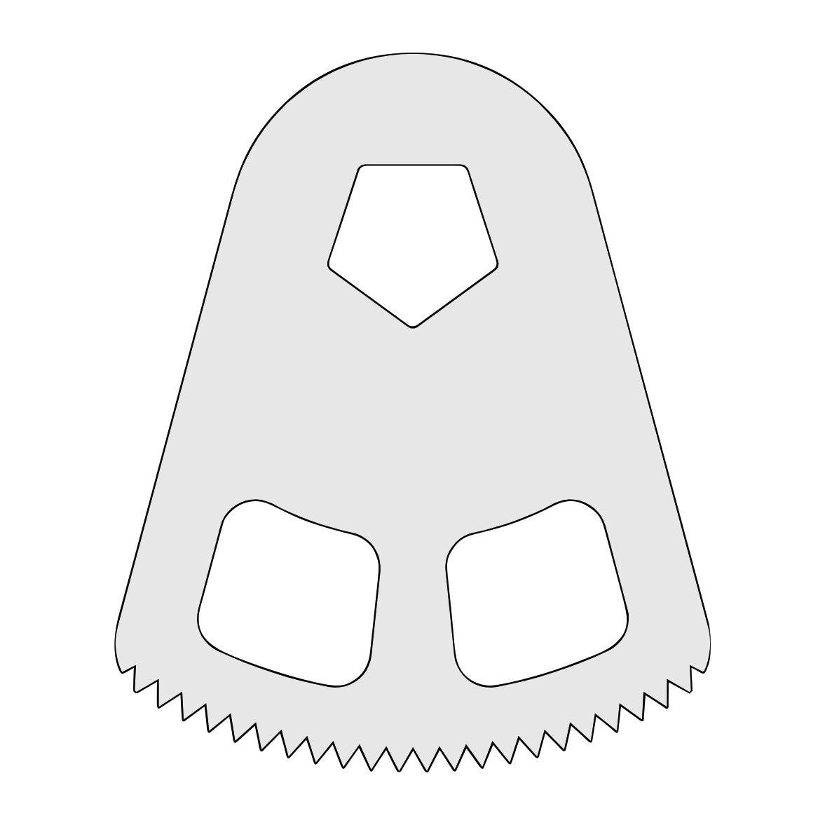 Cast Saw Blade for DeSoutter CleanCast CC4/5/6 and CSB Cast Saw, 64 mm Segment, Stainless Steel, 5/Pack