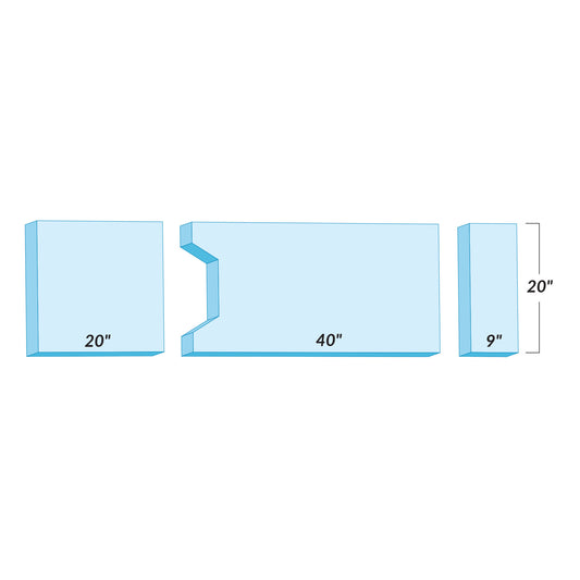 Support Surface for AMSCO 1080/2080 Surgical Tables, Premium Saver, 3 Piece/Set