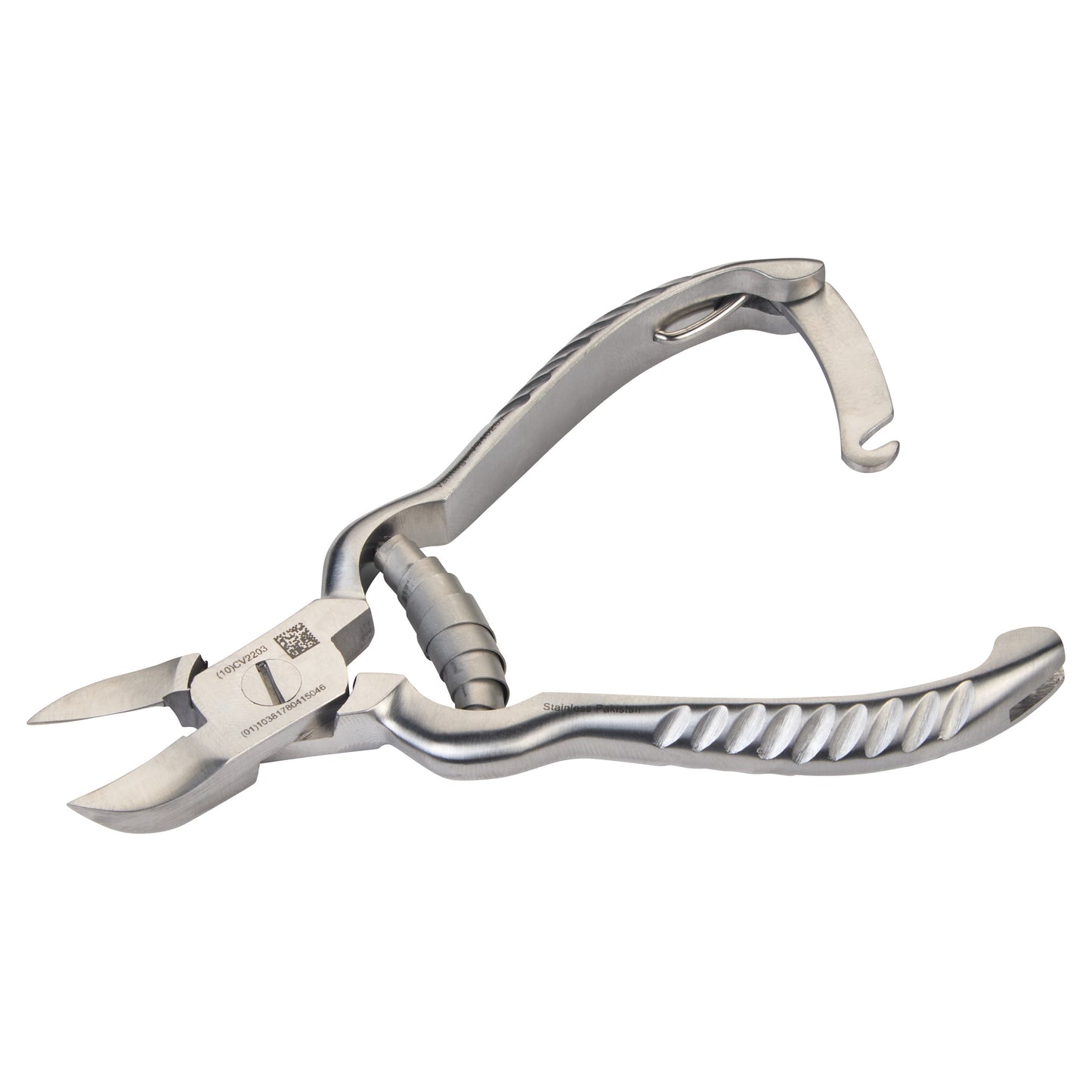 Concave Jaw Nail Nippers, 5-1/2"L, Chrome, 40-205