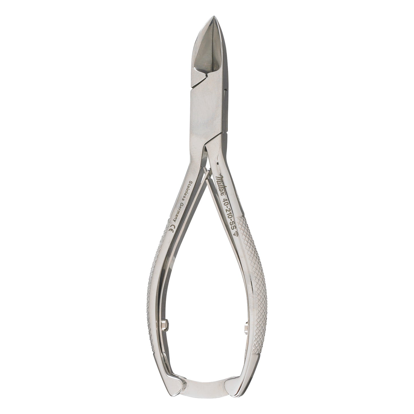 Double-Spring Concave Jaw Nail Nippers, 5-1/2"L, German Steel