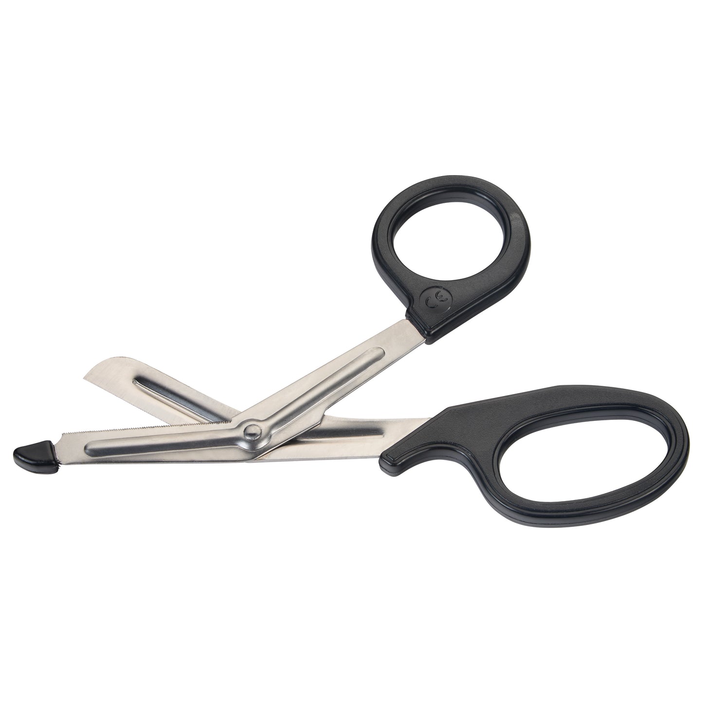 All-Purpose Utility Scissors, 7-1/2"L, Black Finger Rings, German