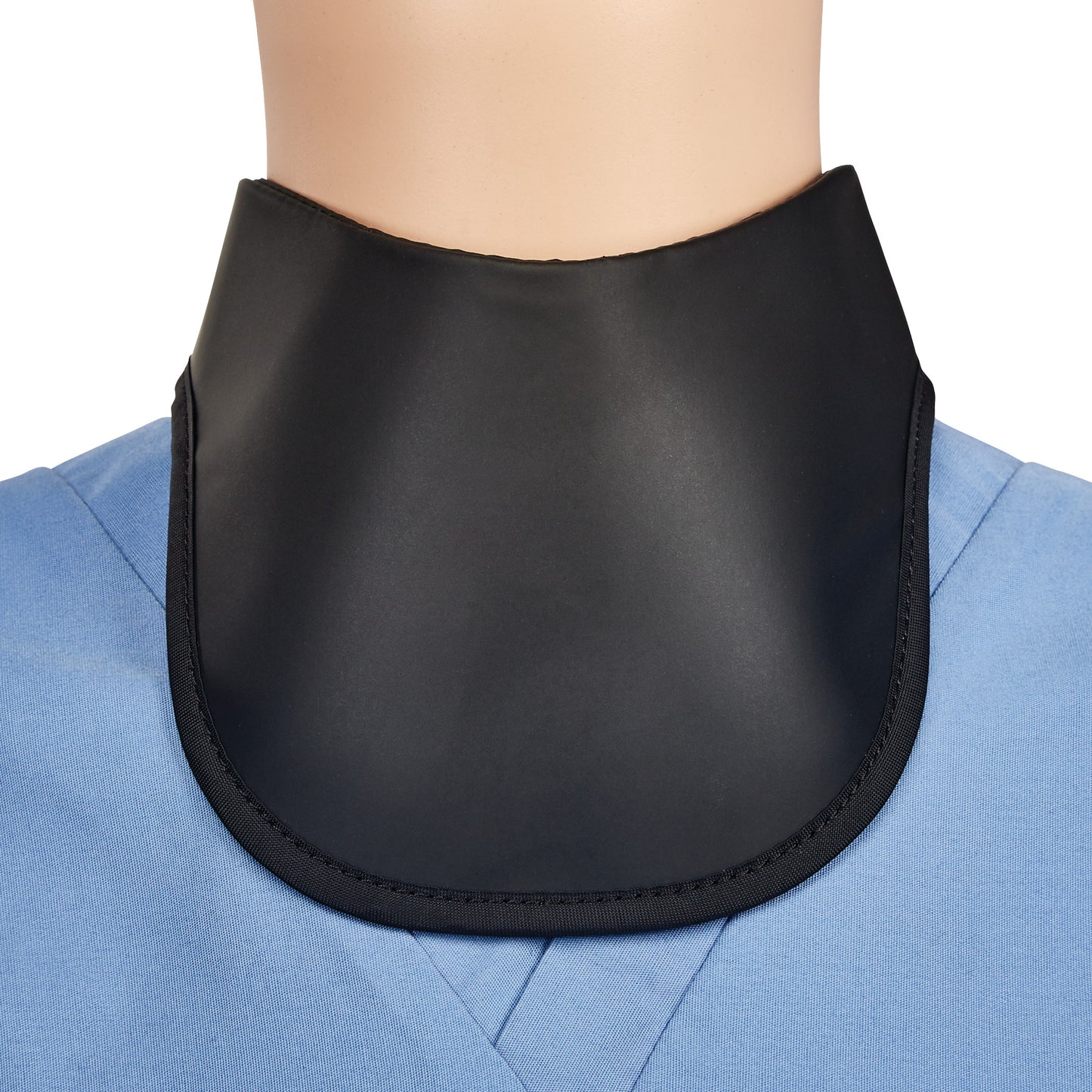 Grab ‘n Go Thyroid Shield, Unisex, Ultralight Lead-Free, Black
