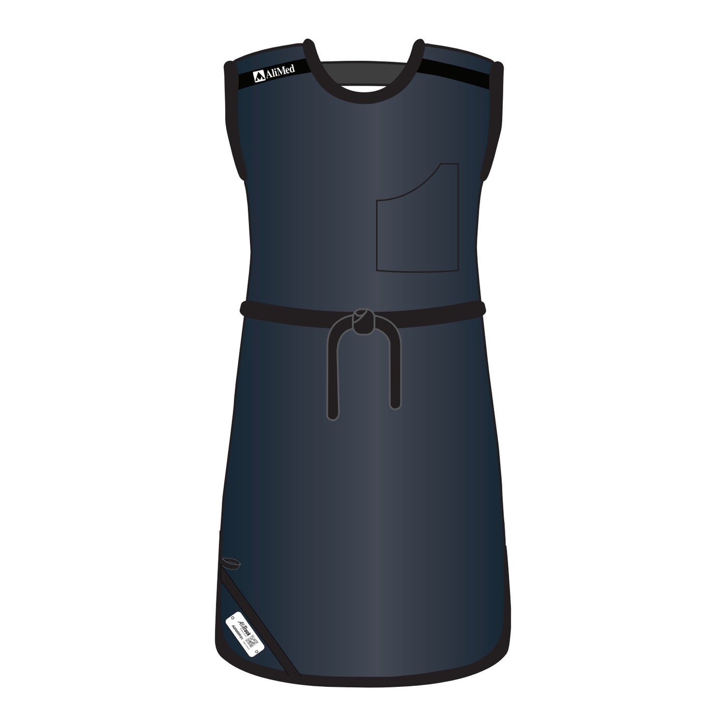 Grab ’n Go Tie Apron, Female, Standard Lead, Black, Large