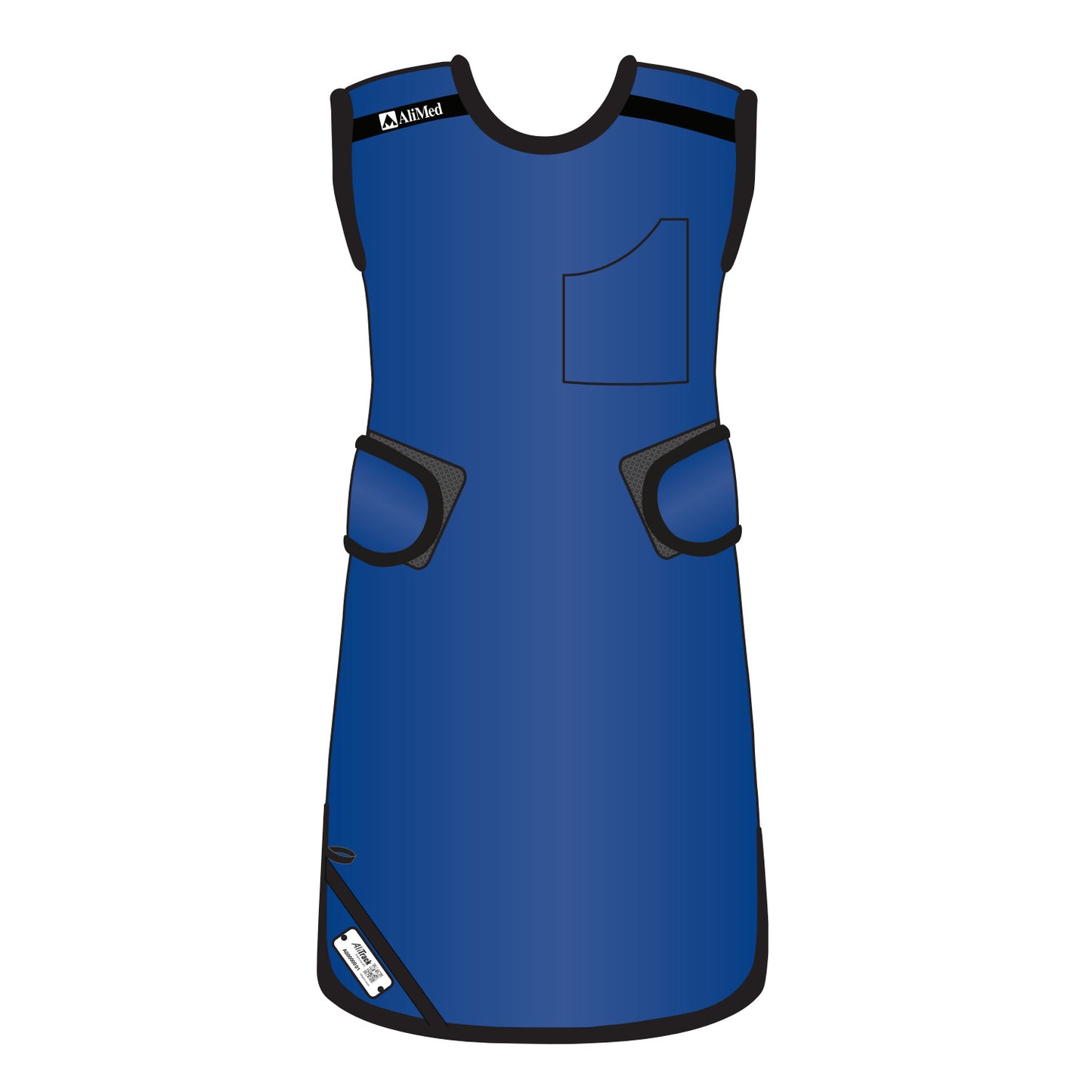 Grab ’n Go 4-Point Quick Drop Apron, Male, Ultralight Lead-Free, Navy Blue, Small