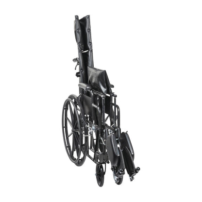 Drive Medical Silver Sport Full-Reclining Wheelchair with Removable Desk Arms