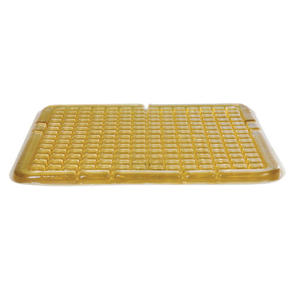Checkerboard T-Gel Checkerboard Wheelchair Cushion, Black Stretch Polyknit Cover, 16"W x 5/8"H x 16"D
