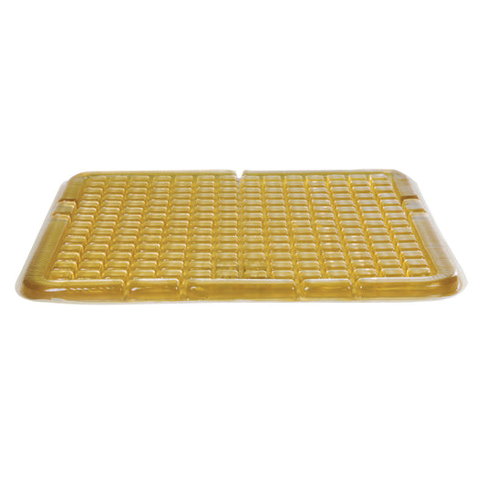 Checkerboard T-Gel Checkerboard Wheelchair Cushion, Black Stretch Polyknit Cover, 16"W x 5/8"H x 16"D