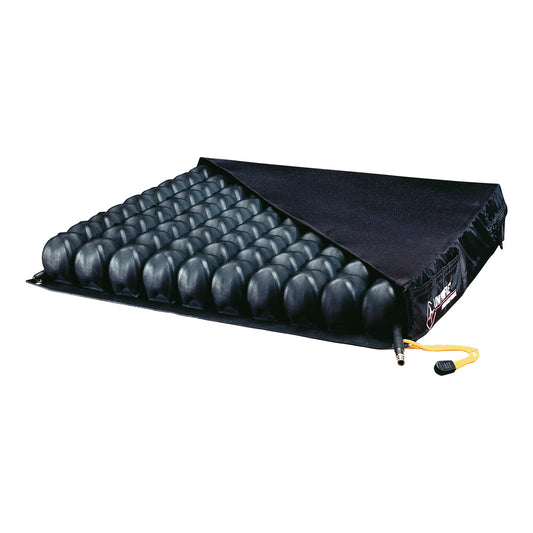 LOW-PROFILE Dual-Valve Wheelchair Cushion, 20"W x 2"H x 18"D
