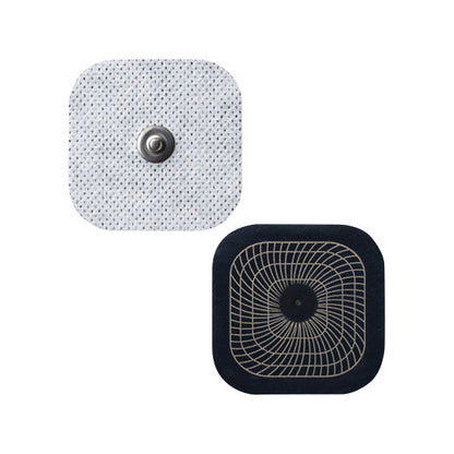 Snap Electrode, Single Snap, Square, 2"W x 2"L, 40/Case (4 per sheet, 10 sheets per case)
