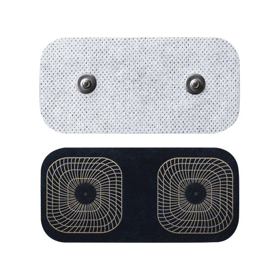 Snap Electrode, Dual Snap, Rectangle, 2"W x 4"L, 20/Case (2 per sheet, 10 sheets per case)