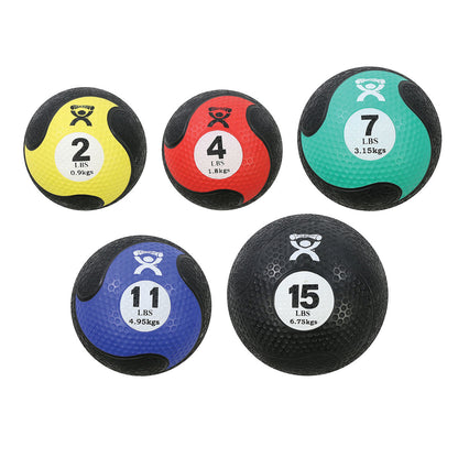 CanDo® Rubber Medicine Ball Set
