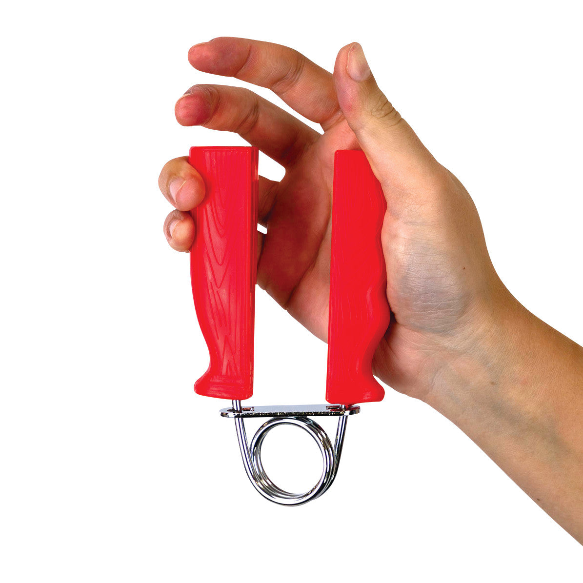 Fixed Resistance Grip Exerciser, Easy, Red, Pair
