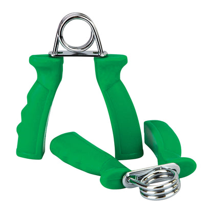 Fixed Resistance Grip Exerciser, Medium, Green, Pair