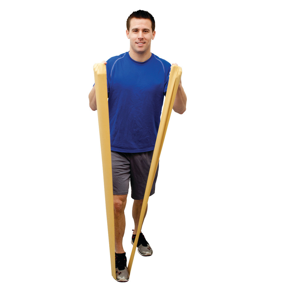 Val-U-Band Non-Latex Exercise Band, Pineapple, Level 7, 25-yd. Roll