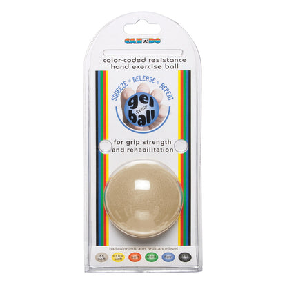 Gel Squeeze Ball, Tan, 2X-Light