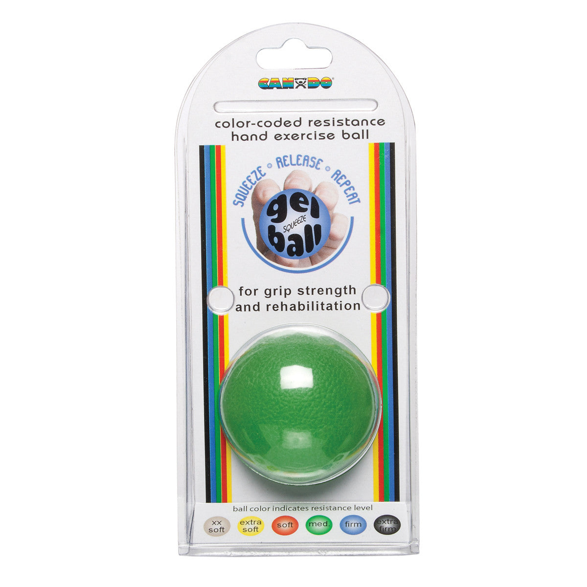Gel Squeeze Ball, Green, Medium