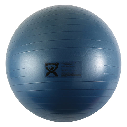 Inflatable Exercise Ball, Blue, 29"W (75 cm)