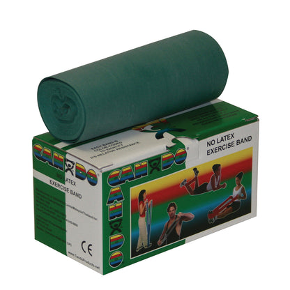 Non-Latex Exercise Band, Green, Medium, 6-yd. Roll