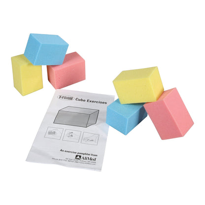 T-Foam Visco Cube Pack 6 Piece/Set (2 of each color)