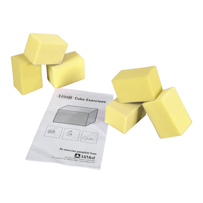 T-Foam Visco Cube, X-Soft, Yellow, 18/Box