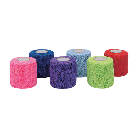 LF2 Flexible Cohesive Bandage, Color Pack, 2"W x 5 yds., 36 Roll/Case