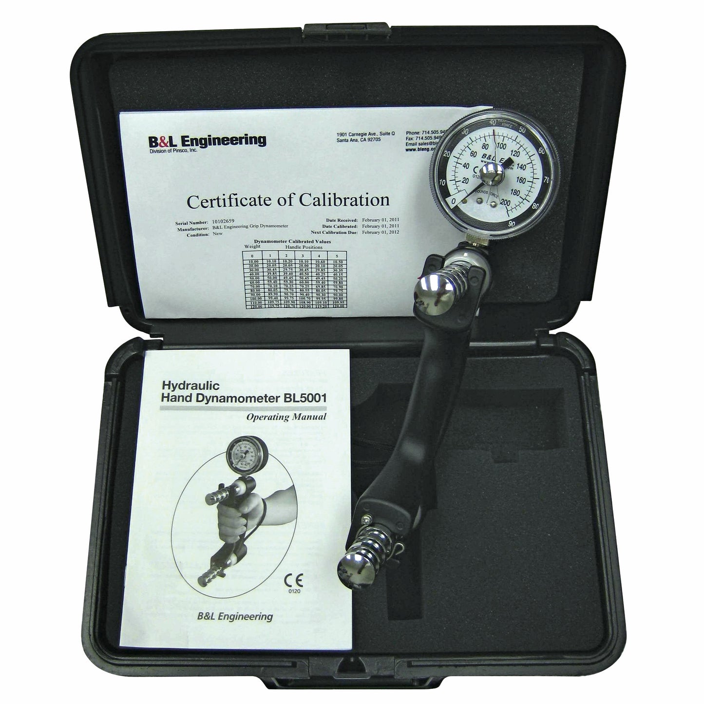 B&L Engineering Hand Dynamometer