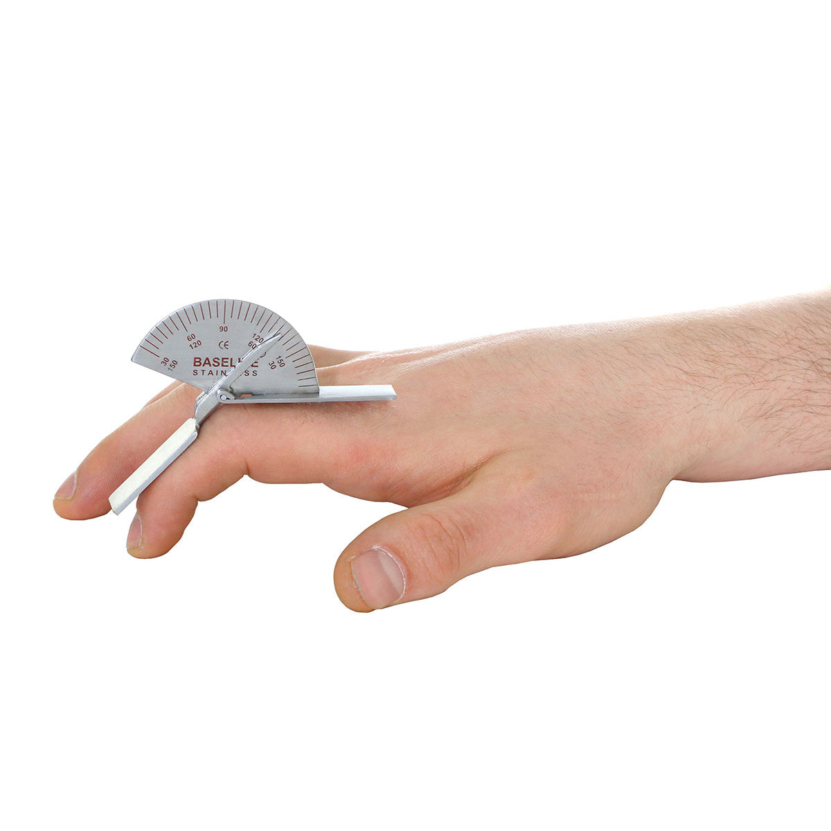 Stainless Steel Finger Goniometer, 3-1/2"L (Small Finger)