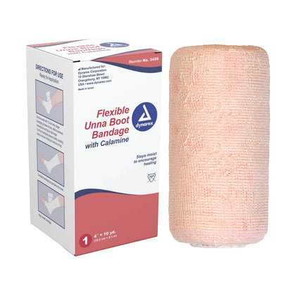 Unna Bandage with Calamine, 4"W x 10 yds., 12 Roll/Case