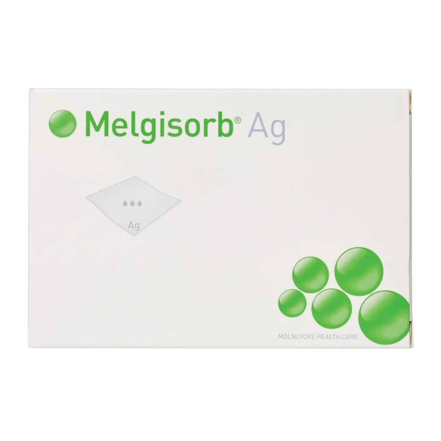 Melgisorb Calcium Alginate Dressing, 4"W x 8"L, 10/Box