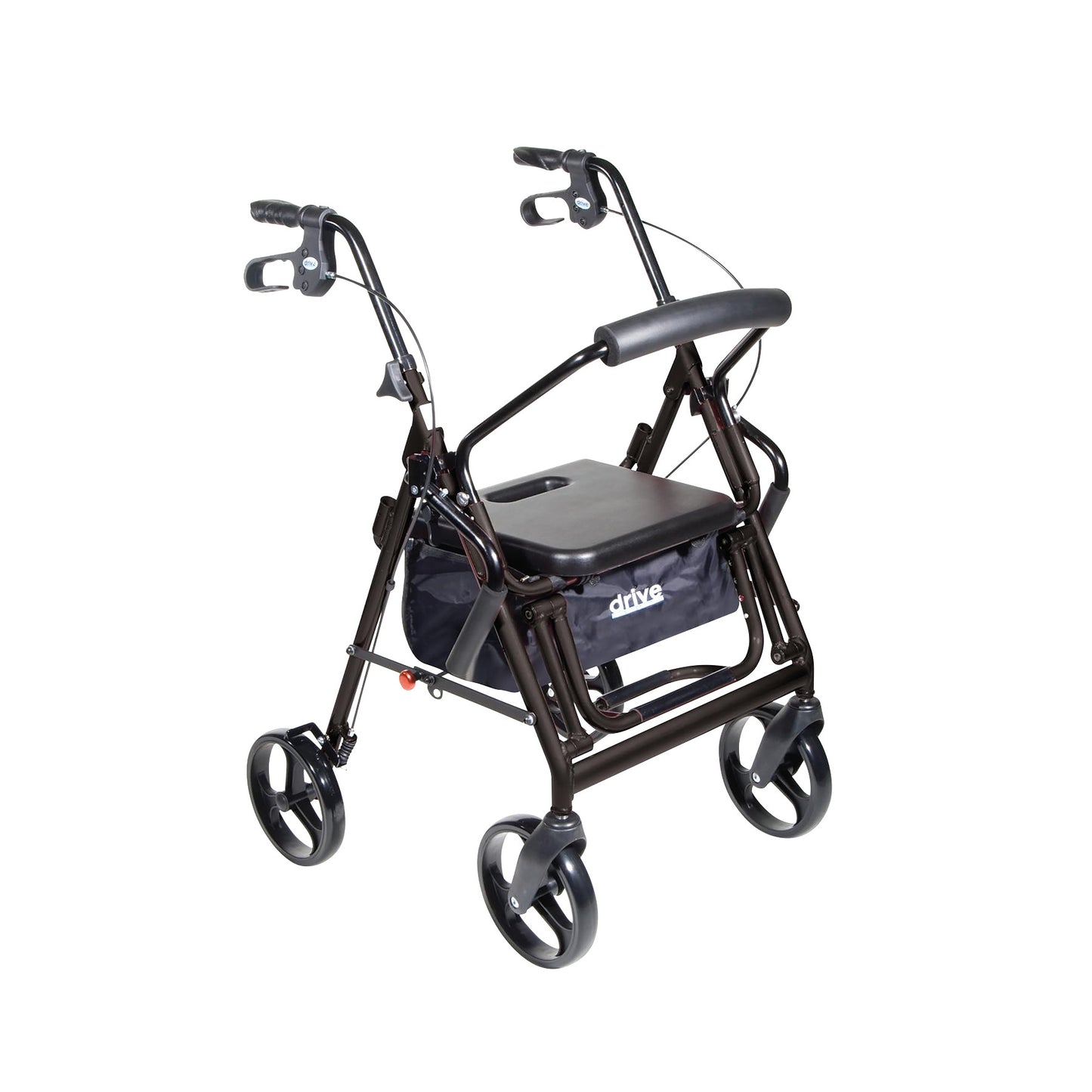 Duet Transport Chair and Rollator, Black