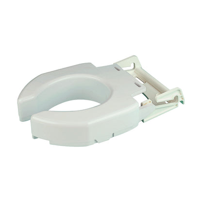Secure-Bolt Hinged Elevated Toilet Seat, Elongated