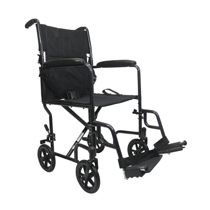 Karman T-2000 Series Lightweight Transport Chair, 19"W x 16"D