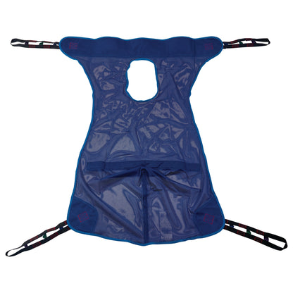 Full Body Patient Sling, Commode Opening, Mesh Seat, 2X-Large