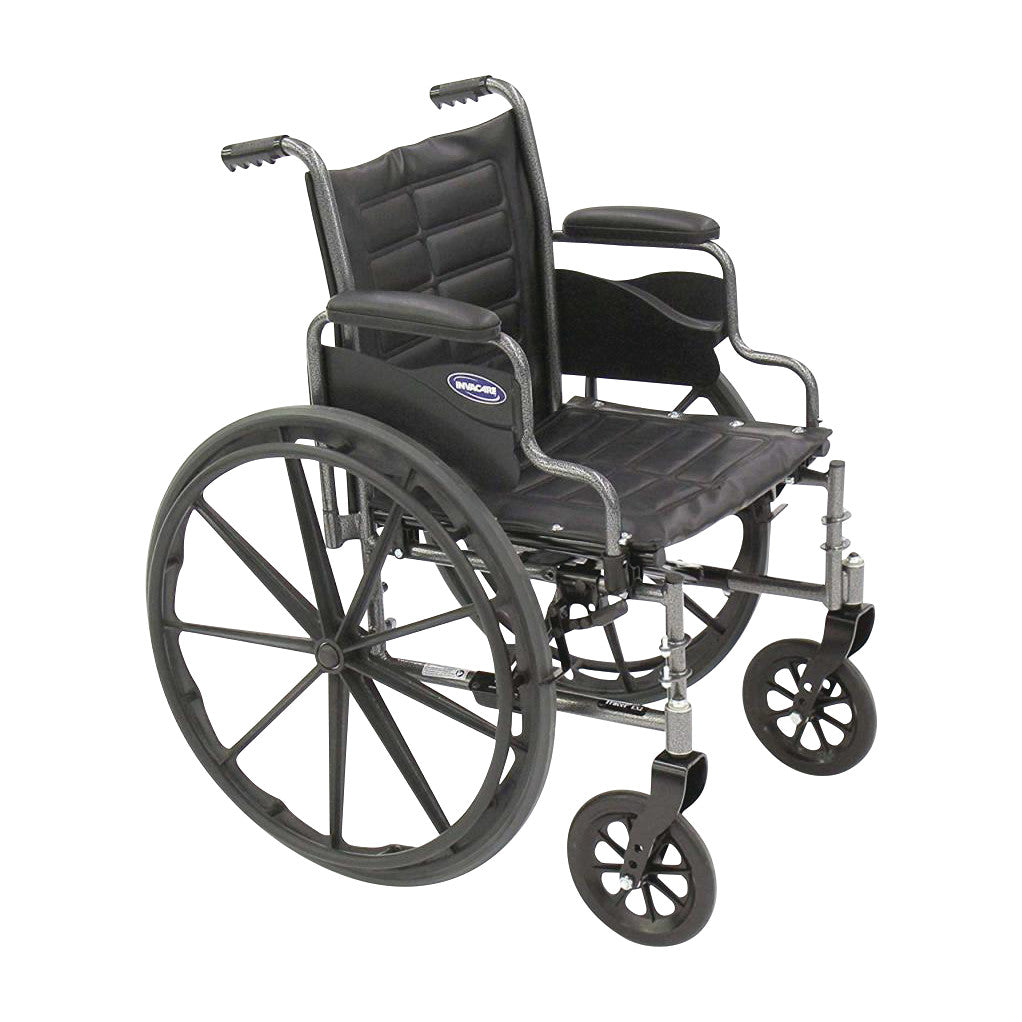 Tracer EX2 Wheelchair with Removable Fixed-Height Desk Arms, 18"W x 16"D