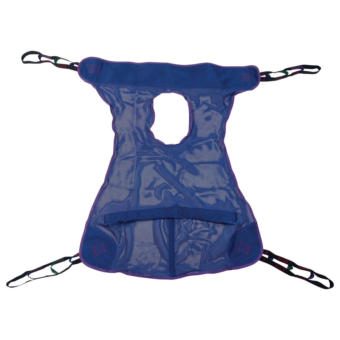 Full Body Patient Sling, Commode Opening, Mesh Seat, Large