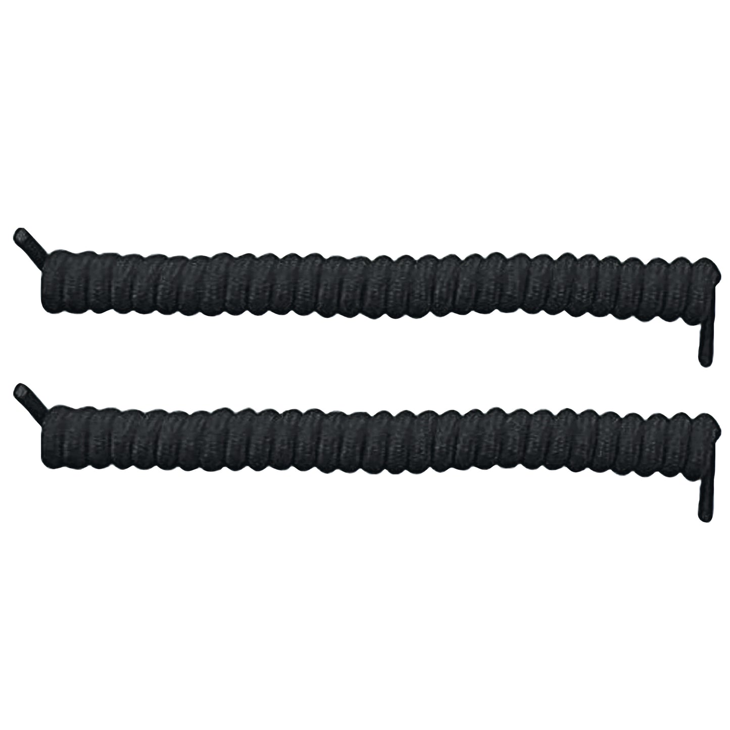Spyrolaces, Black, 4 Pair/Pack