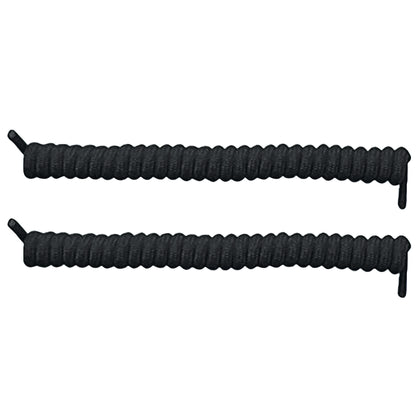 Spyrolaces, Black, 4 Pair/Pack
