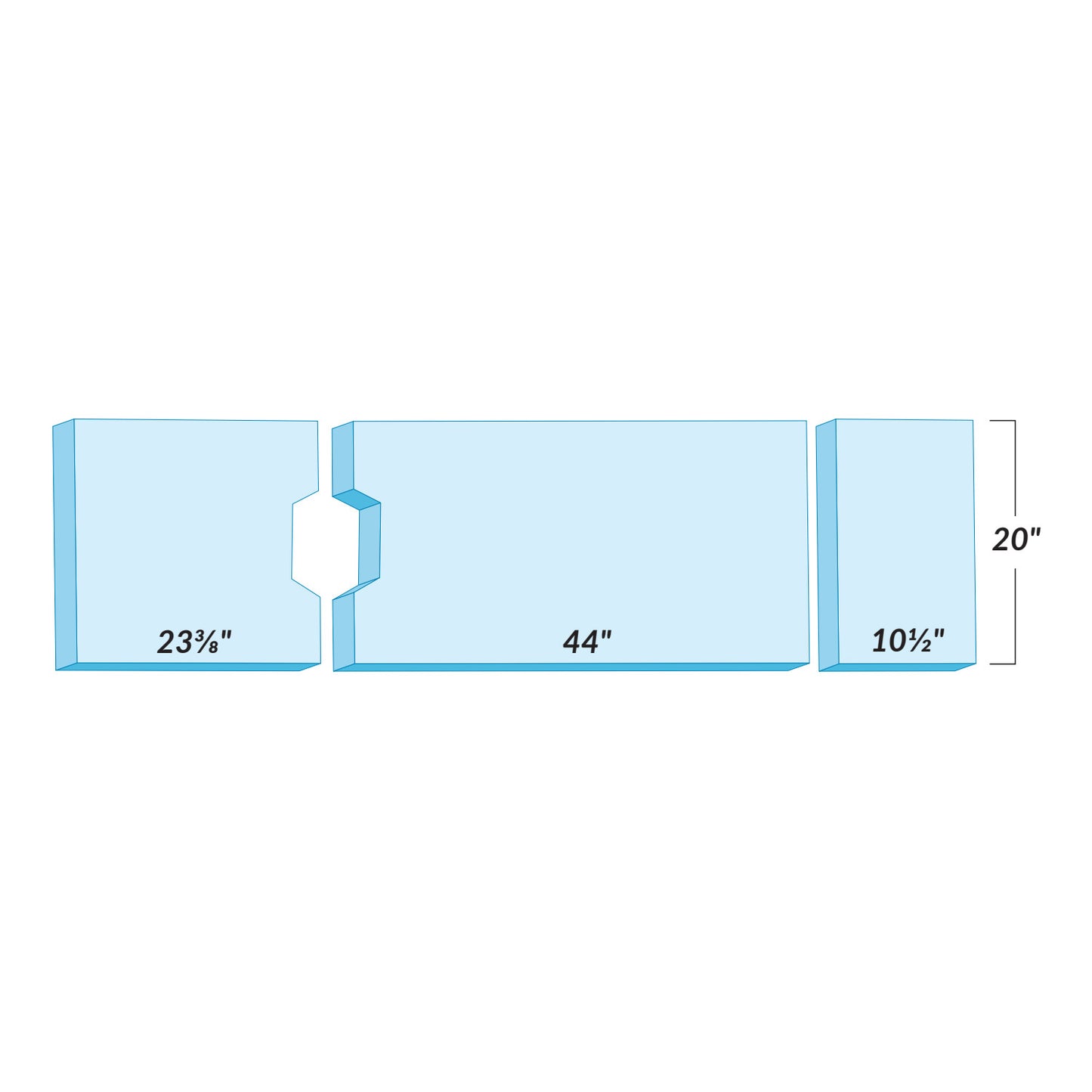 Support Surface for AMSCO C-Max, Basic, 3 Piece/Set