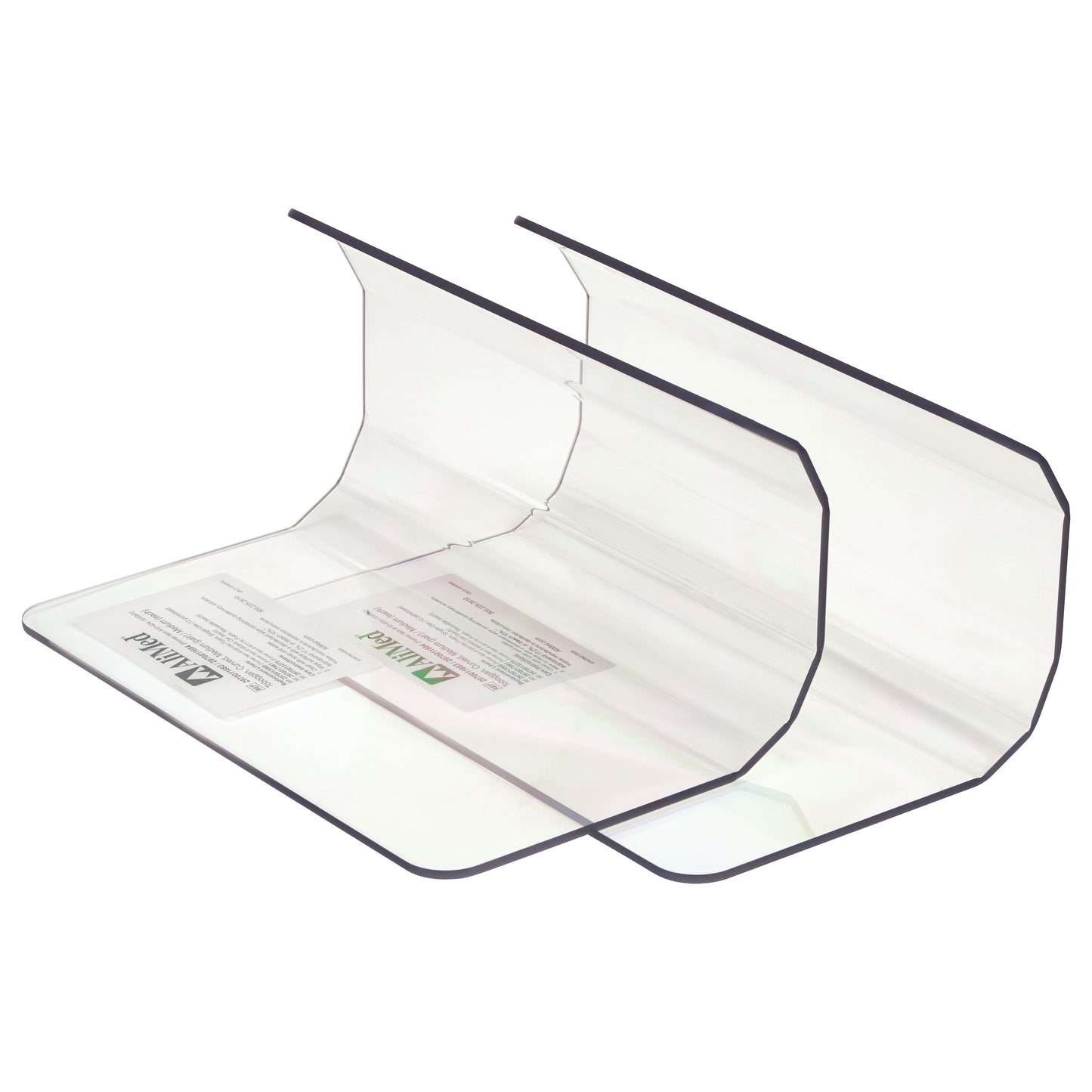Curved Toboggan, Medium, Pair