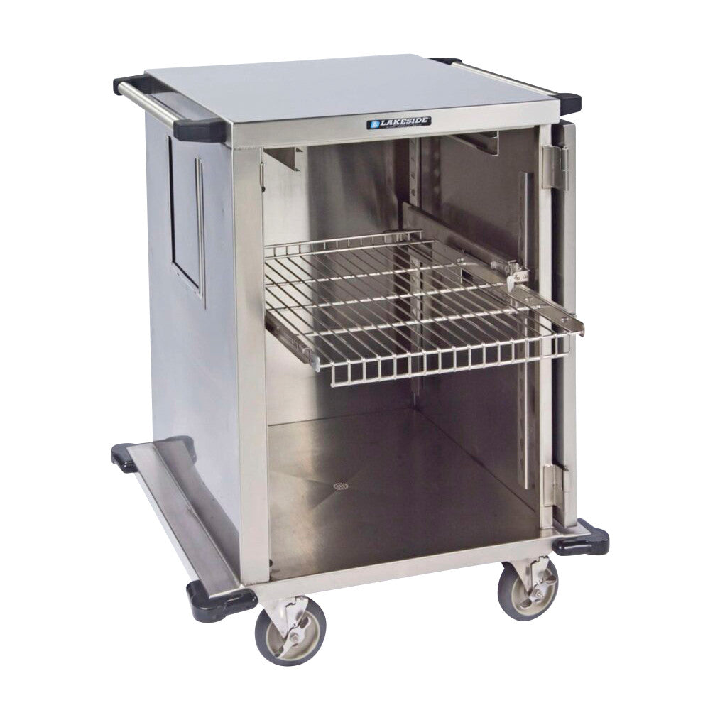 Stainless Steel Case Cart, 30"W x 39"H x 29"D, 1 Door