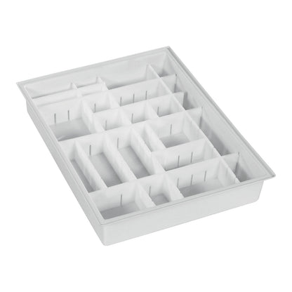 Harloff Mini Cart Accessory: Premium Drawer Tray Kit with 12 Dividers