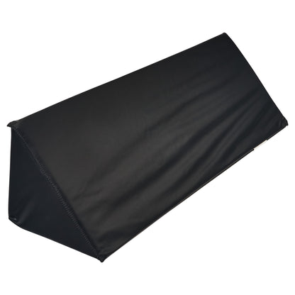 Vinyl-Covered 45 Degree Large Wedge Positioner, 30"L, Conductive Black