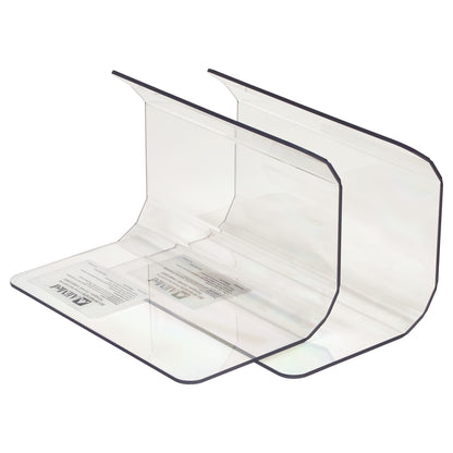Curved Toboggan, Large, Pair