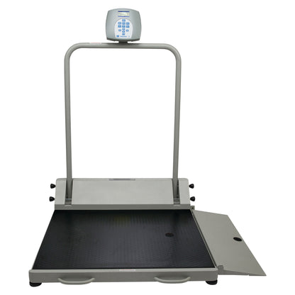 Digital Wheelchair Ramp Scale with Everlock, LBS/KG, Oversized