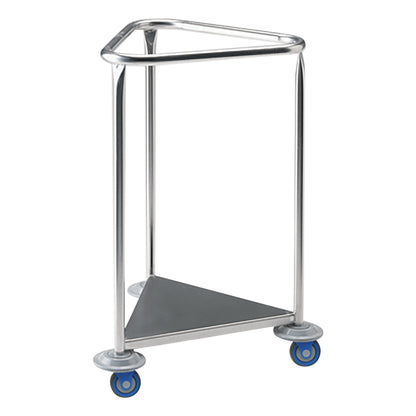 Hamper, Stainless Steel, Small, 32"H with 59-1/2" perimeter